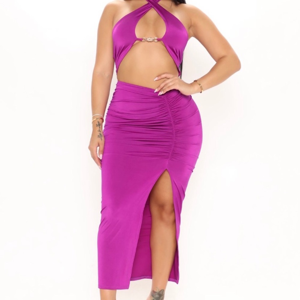 Purple dress